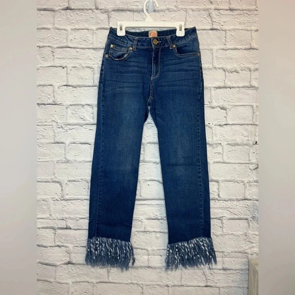 Gianni Bini fray hemmed blue jeans size 5 - Picture 1 of 7
